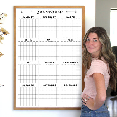 24 X 36 Framed Whiteboard Calendar | #24180