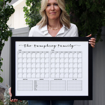 24 X 18 Framed Whiteboard Calendar | #18204