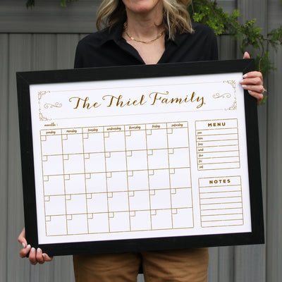 24 X 18 Framed Whiteboard Calendar | #18206