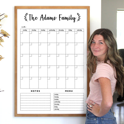 24 X 36 Framed Whiteboard Calendar | #24131