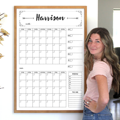 24 X 36 Framed Whiteboard Calendar | #24176