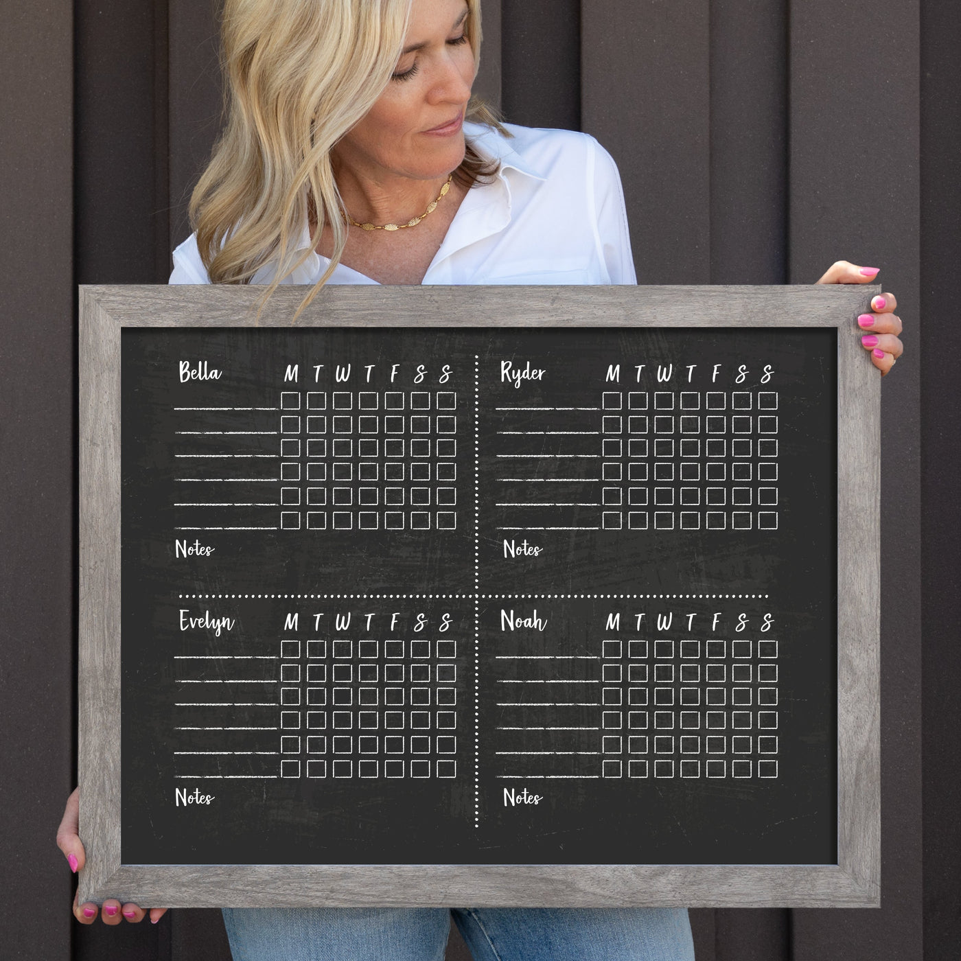 24 X 18 Framed Chalkboard Chore Charts | #18428
