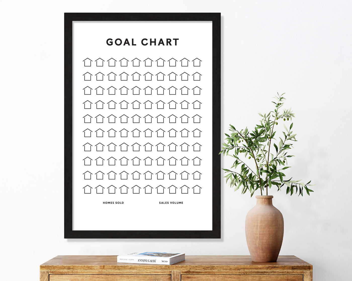 Goal Chart Poster Print