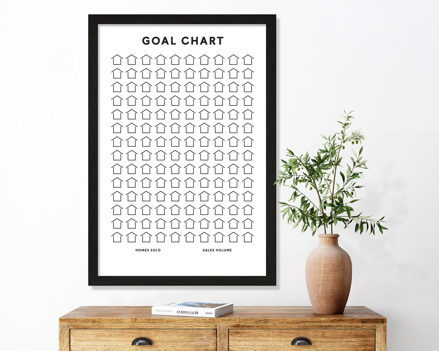 Goal Chart Poster Print