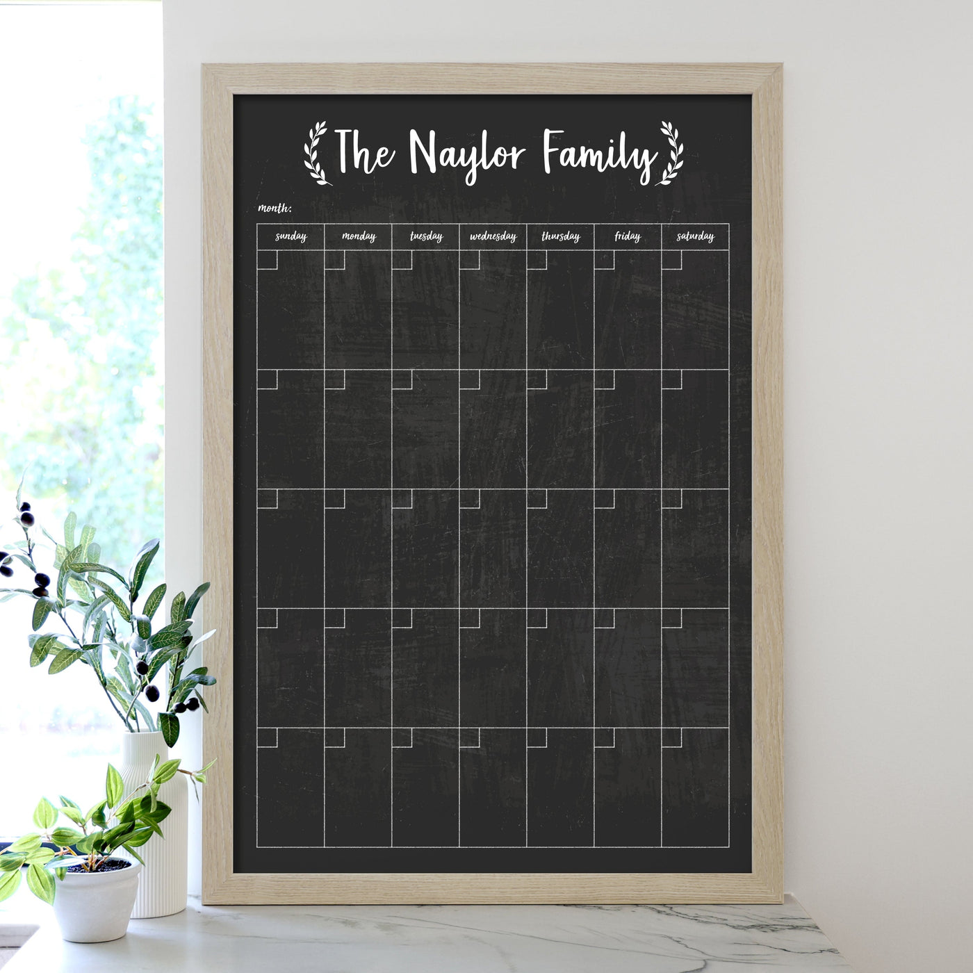 24 X 36 Framed Whiteboard Calendar | #24198