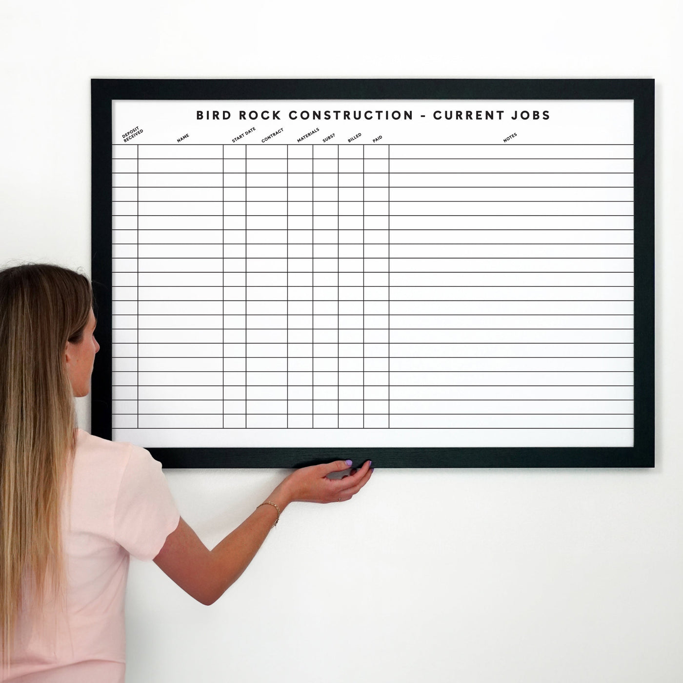 36 X 24 Contractor Framed Whiteboard