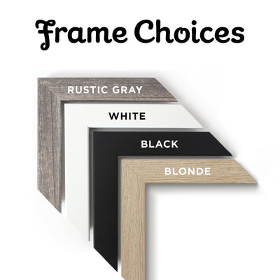 8 X 10 Framed Magnetic Acrylic Whiteboard | Vertical