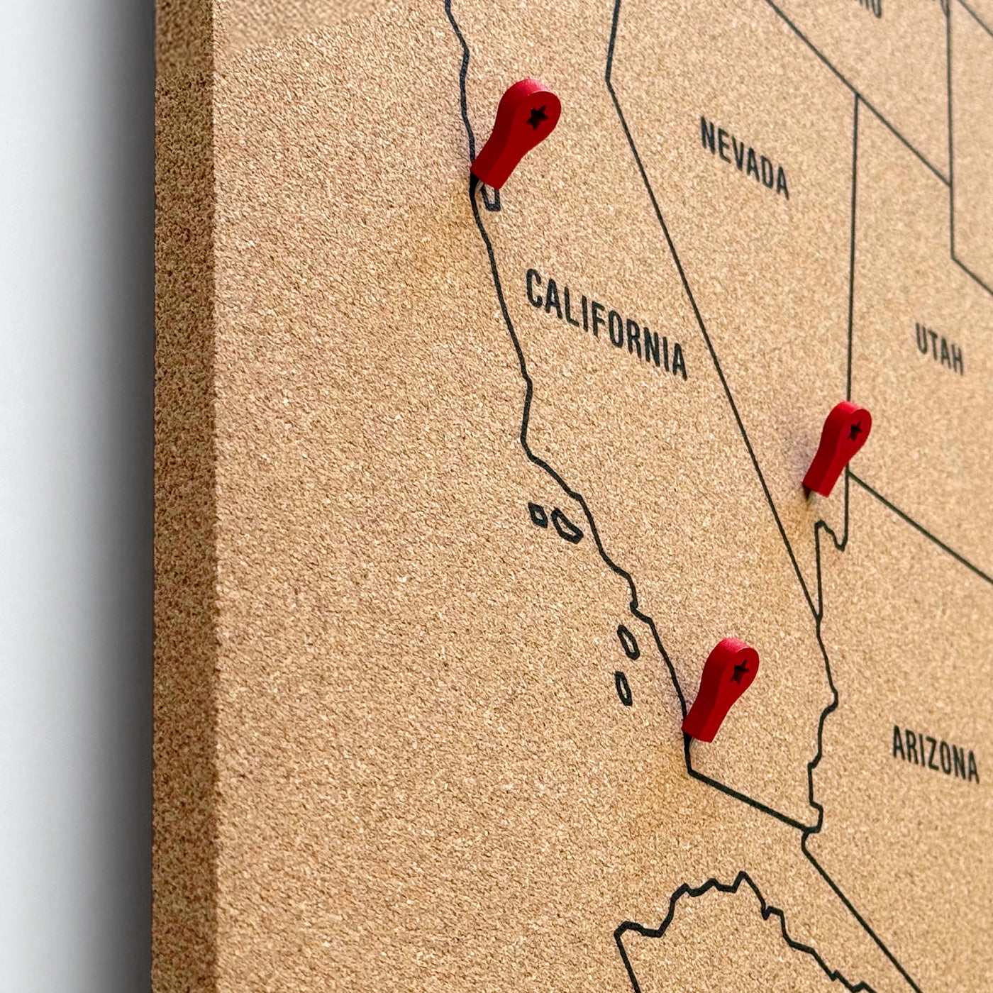 Modern push pins for Map | Airplanes