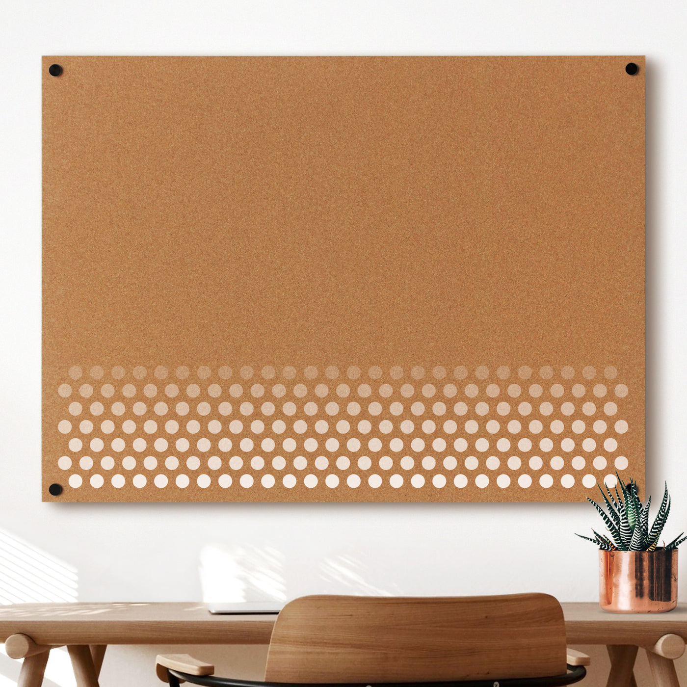 Modern Cork Board with dots