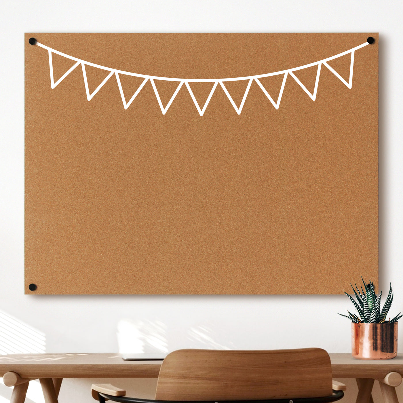 Modern Cork Board with Banner