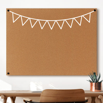 Modern Cork Board with Banner