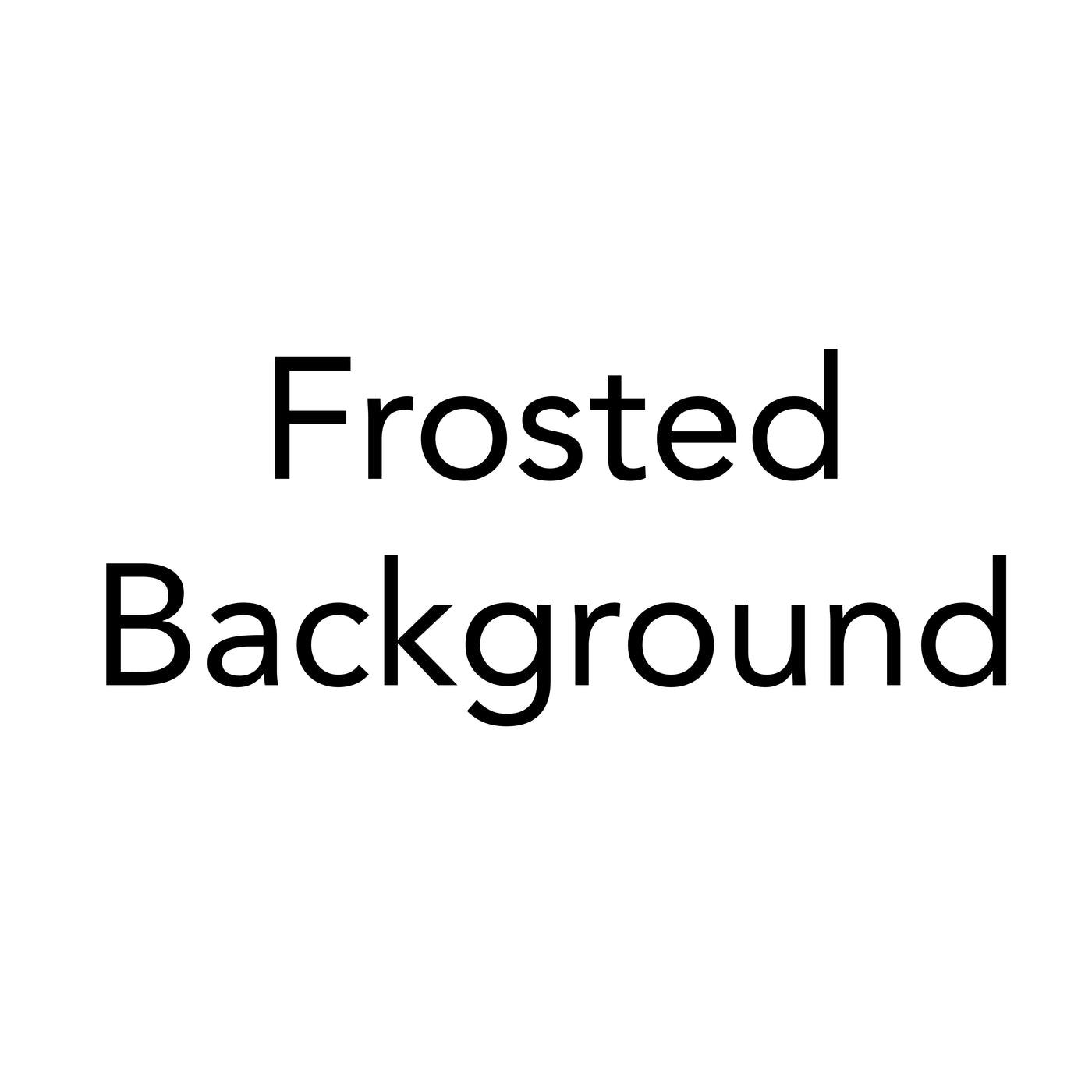 Frosted Background