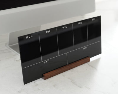 Acrylic Desk Calendar with Wood Stand | Design Your Own