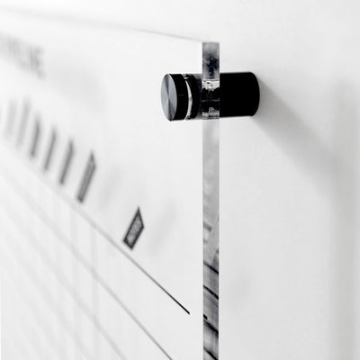 Real Estate Pipeline Acrylic Board with column title stickers