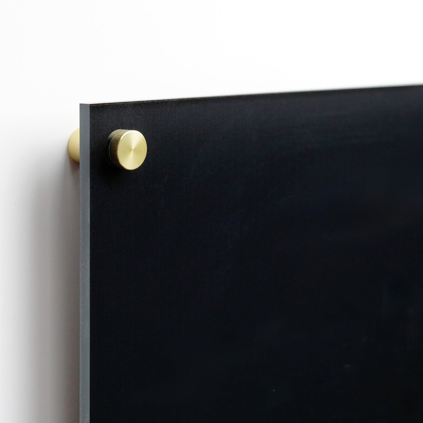 Acrylic Calendar with side notes - Black acrylic