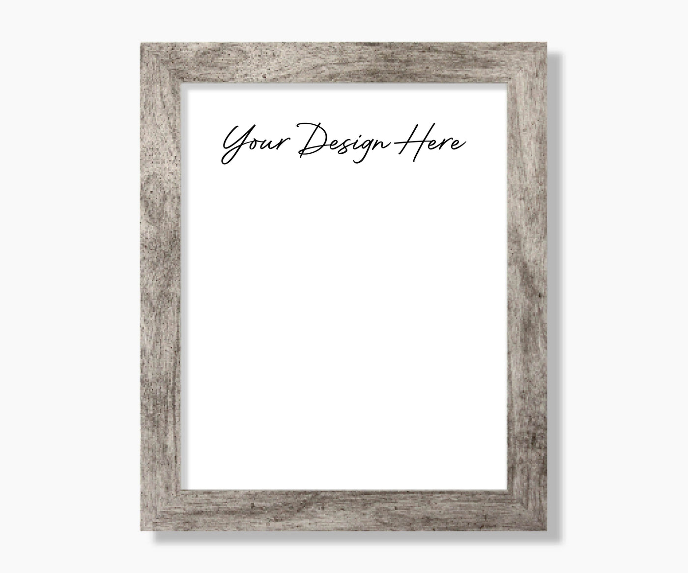 8 X 10 Framed Magnetic Acrylic Whiteboard | Vertical