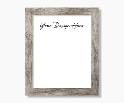 8 X 10 Framed Magnetic Acrylic Whiteboard | Vertical