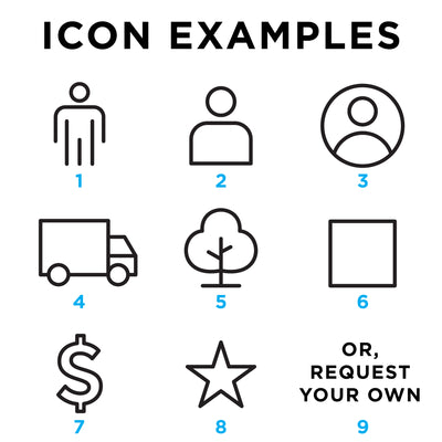 Goal Chart | Sales Tracker | Design Your Own Icon | White acrylic