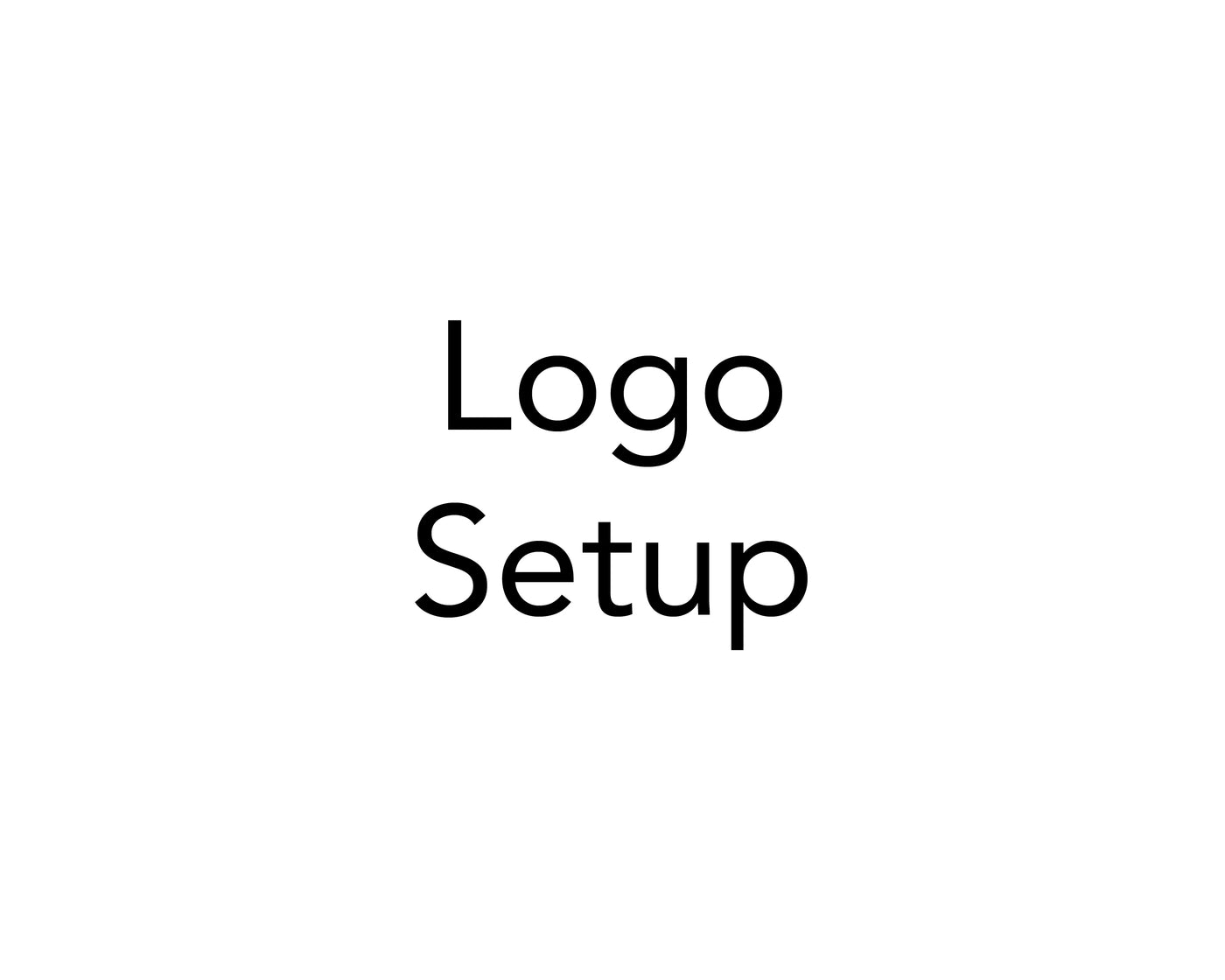 Logo set up for Acrylic Boards