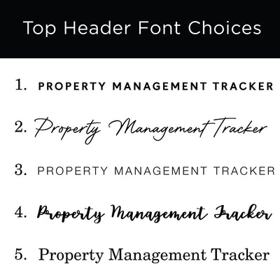 Property Management Horizontal Clear Acrylic Whiteboard