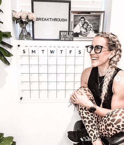 Acrylic Calendar  - Black text