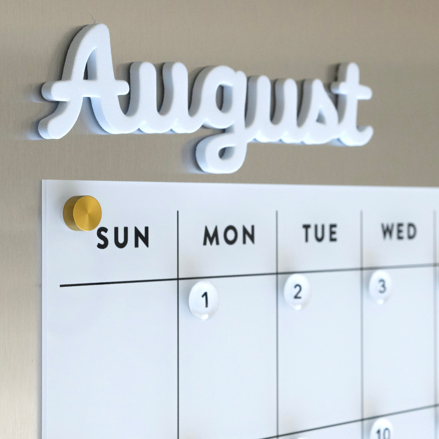 Acrylic Fridge Calendar