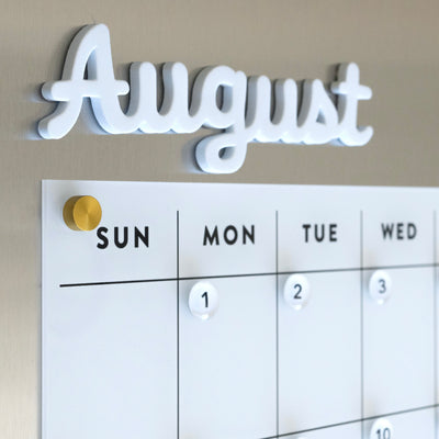 Acrylic Fridge Calendar