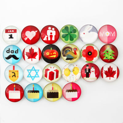 Number Magnets - Canadian Holidays!
