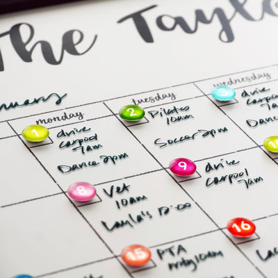 24 X 36 Framed Whiteboard Calendar | #24152