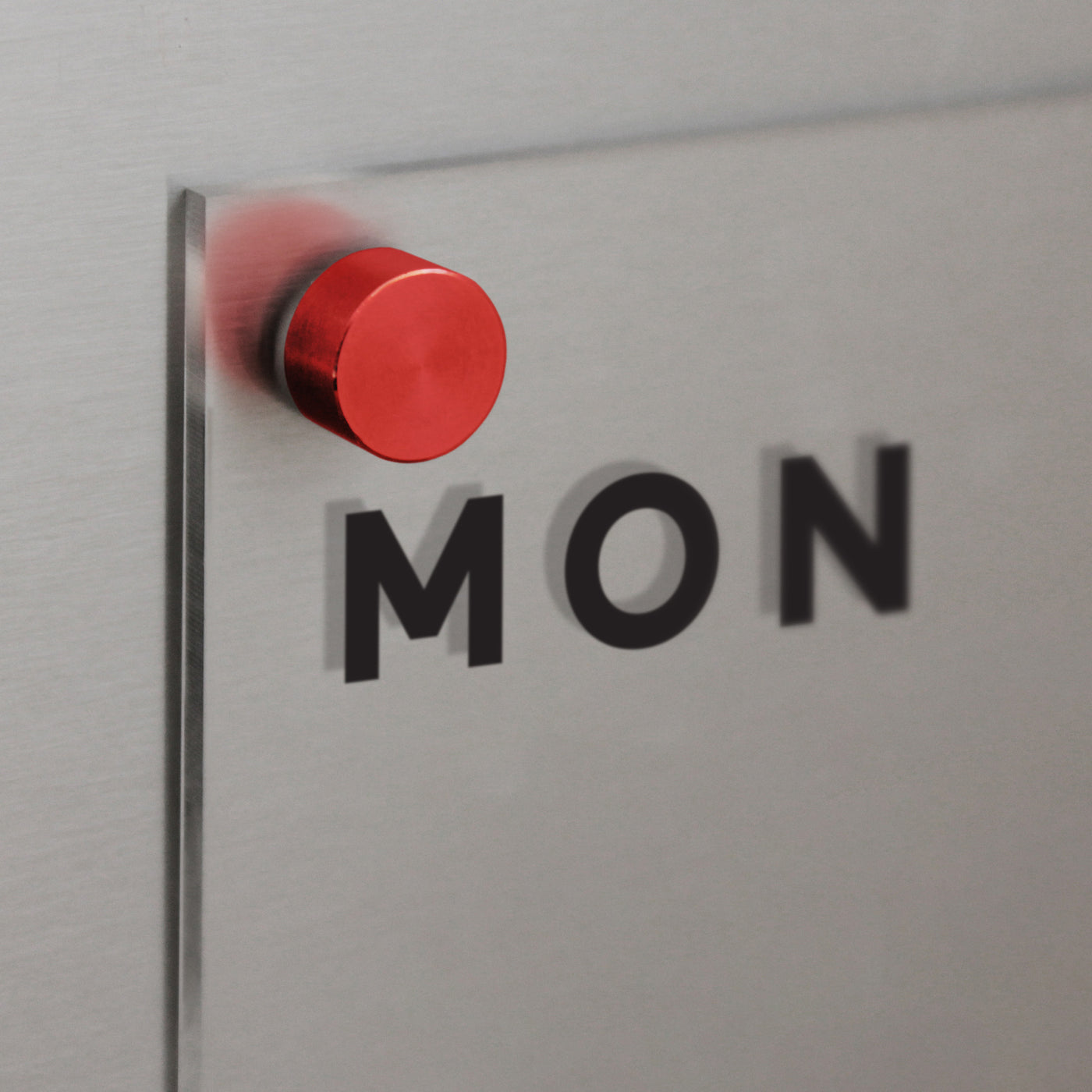 FRIDGE calendar - Magnetic acrylic with with customizable sections