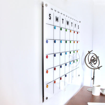 Magnetic Acrylic Calendar