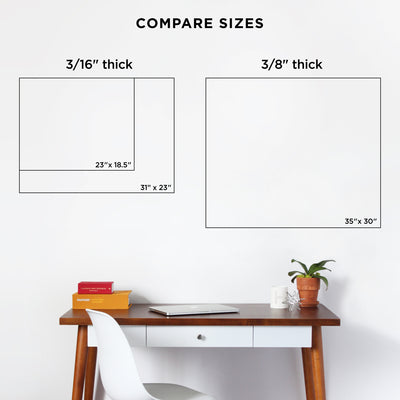 Acrylic Calendar with one month and one week - Dry Erase Calendar - Command Center