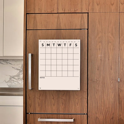 Magnetic Acrylic Calendar with Bottom Notes