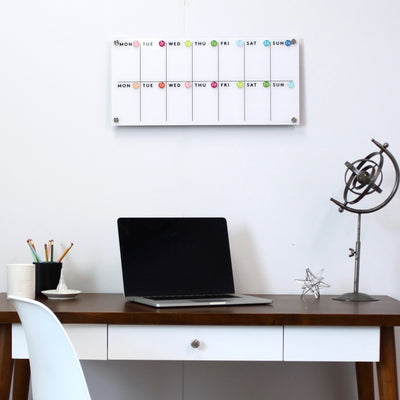 Magnetic Acrylic Calendar 2 weeks