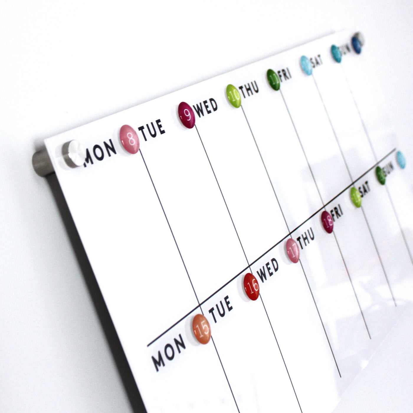 Magnetic Acrylic Calendar 2 weeks