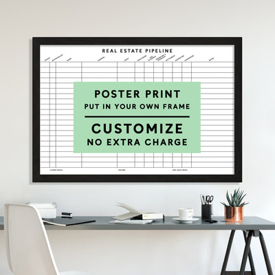 Real Estate Pipeline Poster Print