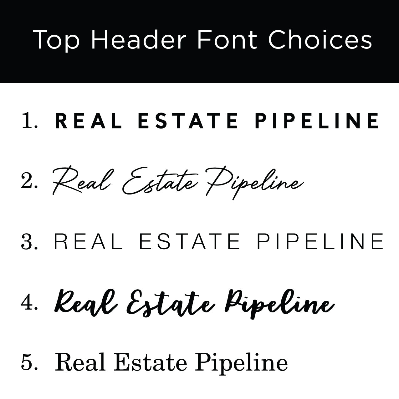 Real Estate Pipeline Clear Acrylic Board - medium size