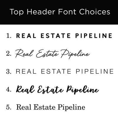 Real Estate Pipeline Acrylic Board with 2 columns